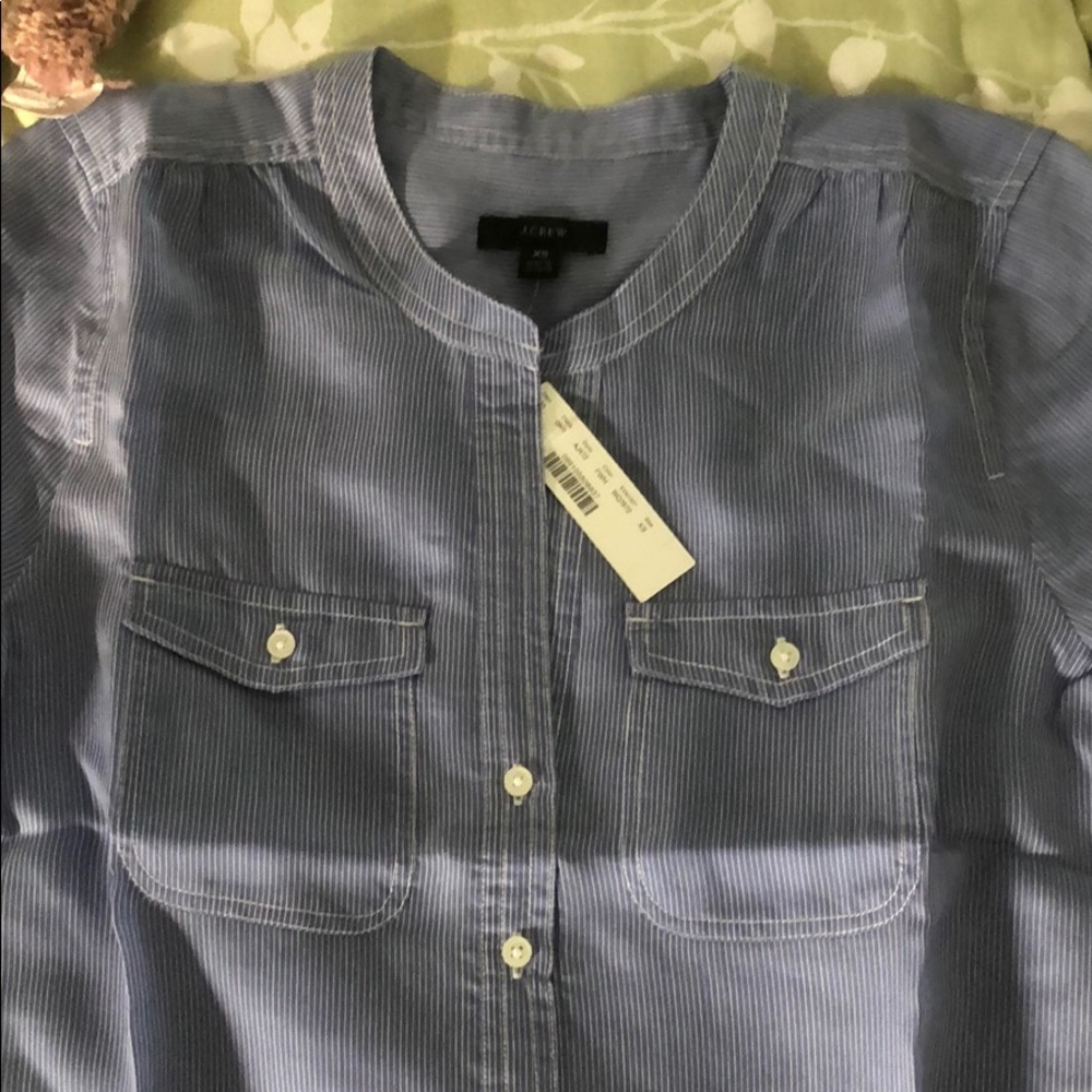 J. Crew Brand new light weight quarter button